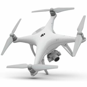 Marbleized Light Gray - Full-Body Skin Kit for the DJI Phantom 4 Drone